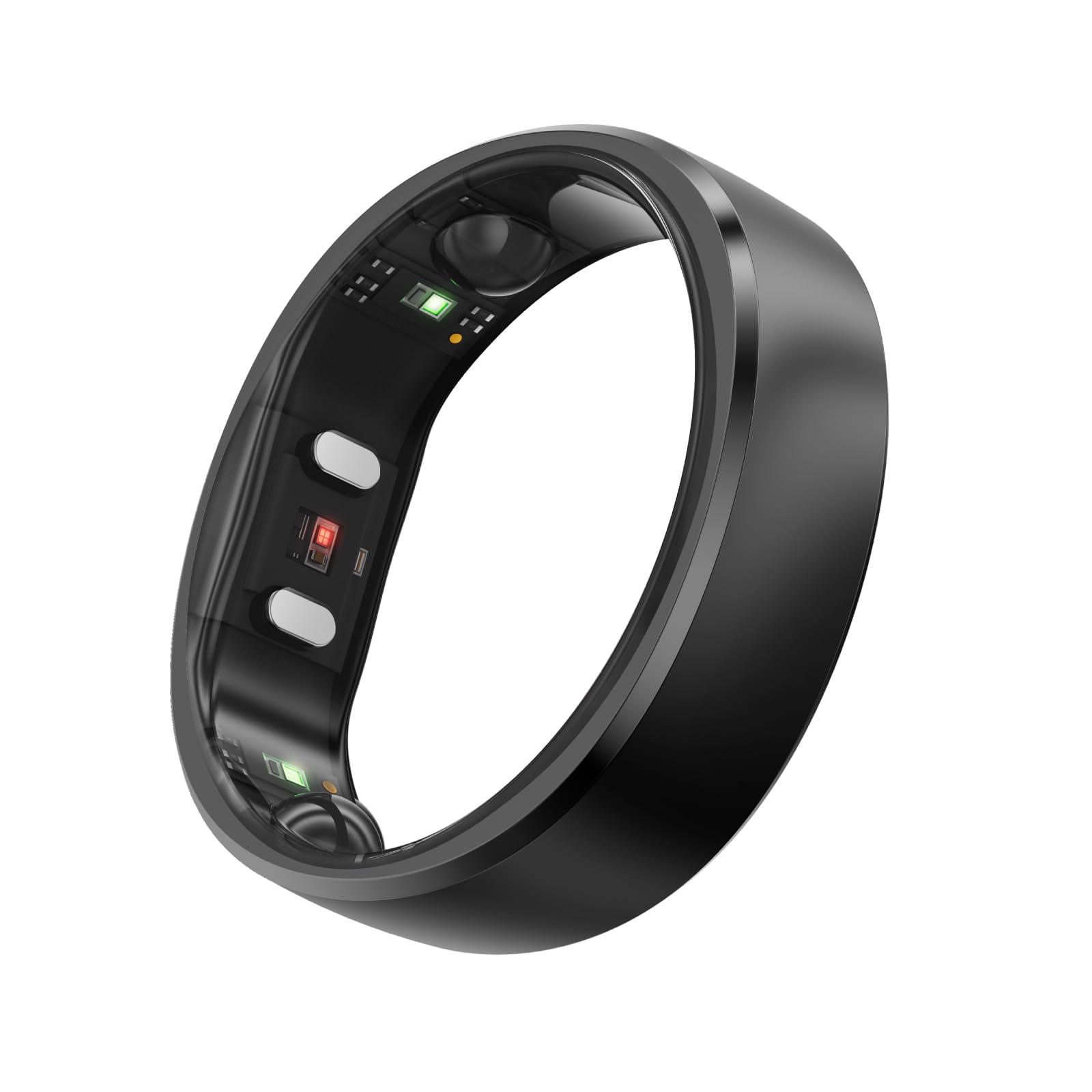 RingConn Gen 2, World’s First Smart Ring with Sleep Apnea Monitoring, No APP Subscription, 12-Day Battery Life, Stress/Heart Rate/Women's Health Tracker, Android & iOS Compatible (Black, Size