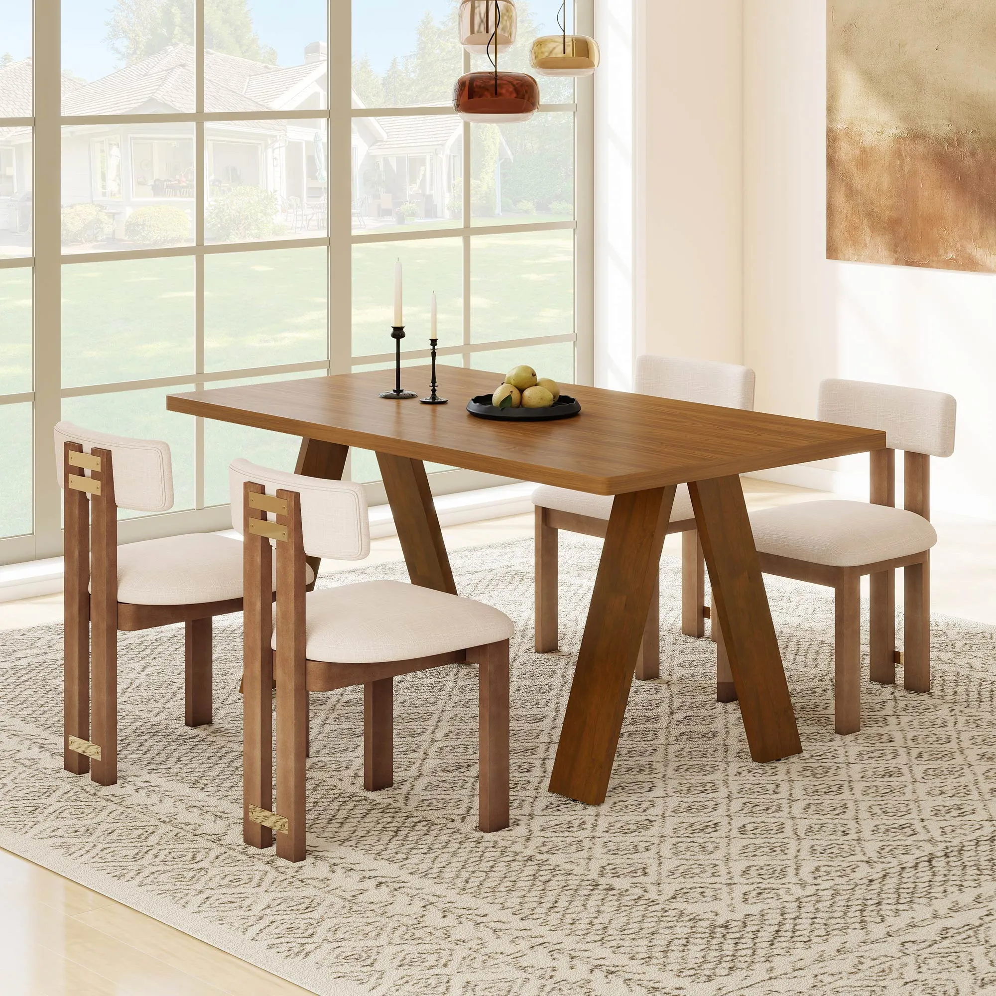 Small Dining Table Set for 4