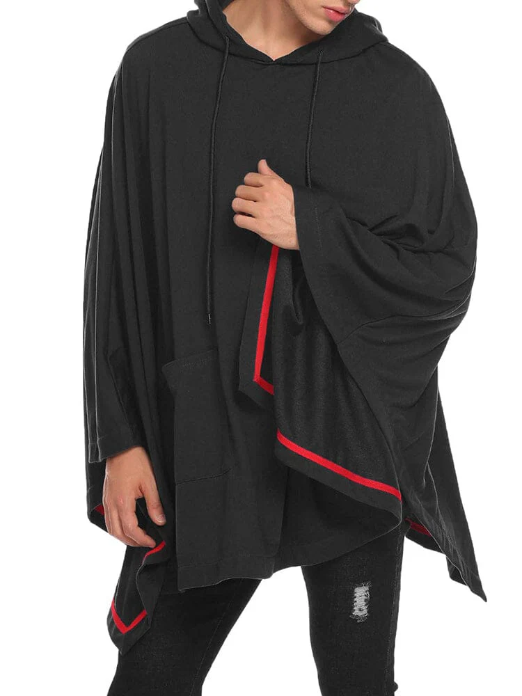 Casual Hooded Poncho Cape