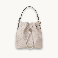 Embroidery Genuine Leather Crossbody Handbag with Oriental Embossed Motif