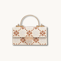 Luxurious Handmade Suzhou Embroidered Hard-Shell Leather Crossbody Bag