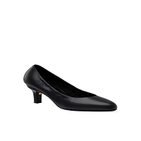 The Phoebe - Coal Leather 3 Stiletto