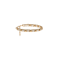 Ivory Leather Ankle Chain