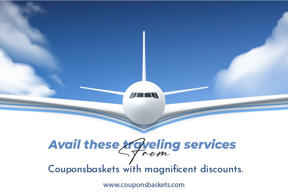 Avail These Traveling Services from Couponsbaskets with Magnificent Discounts.